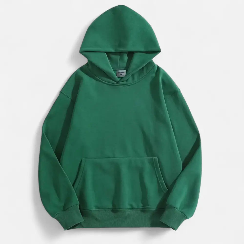 Basic Thick Polar Hoodie Unisex - Green / S - Sweater Women
