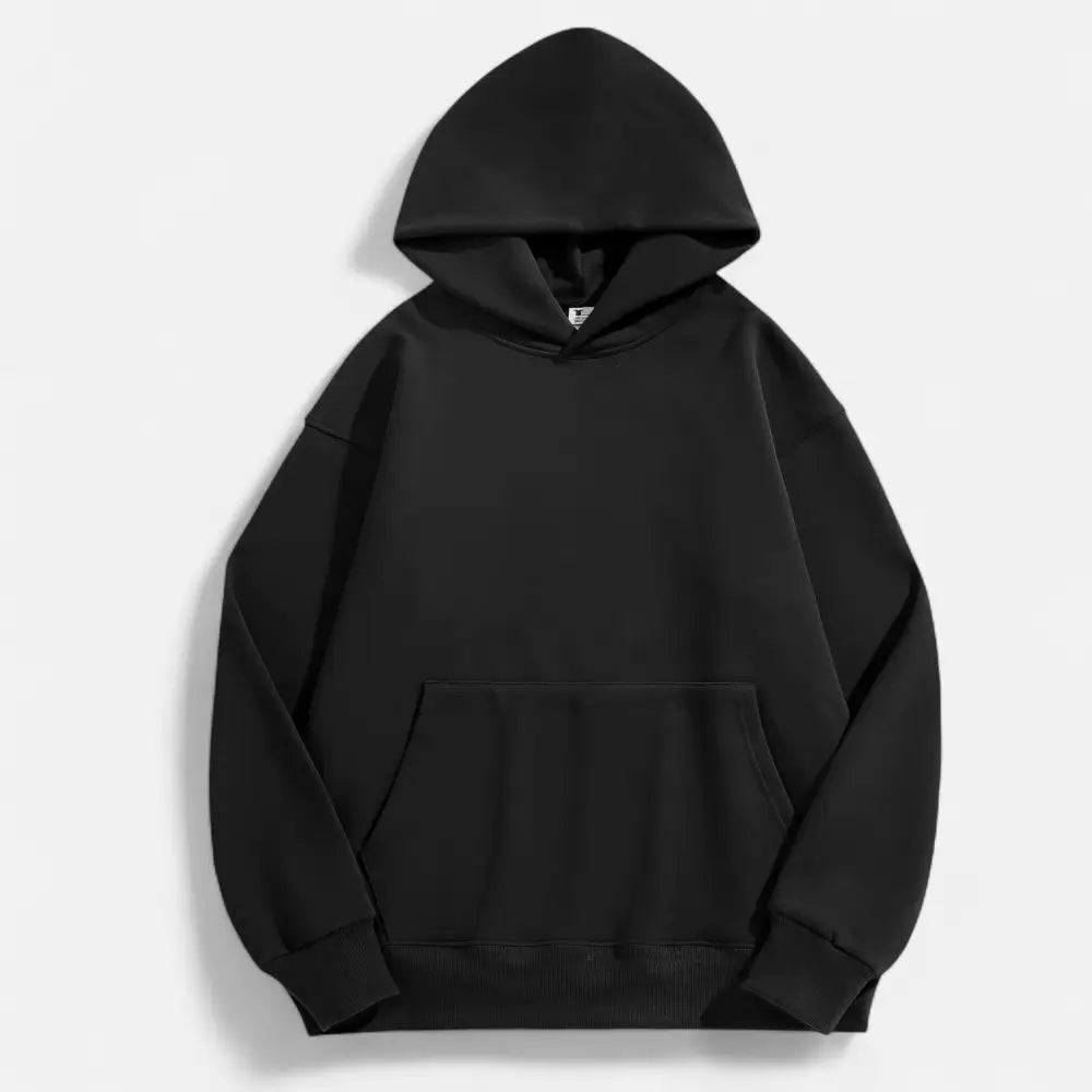 Basic Thick Polar Hoodie Unisex - Black / S - Sweater Women