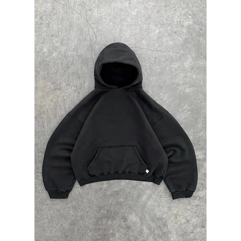 Cropped Fleece Hoodie for Women: Daily Casual Comfort - Black / S - Women’s Hoodies