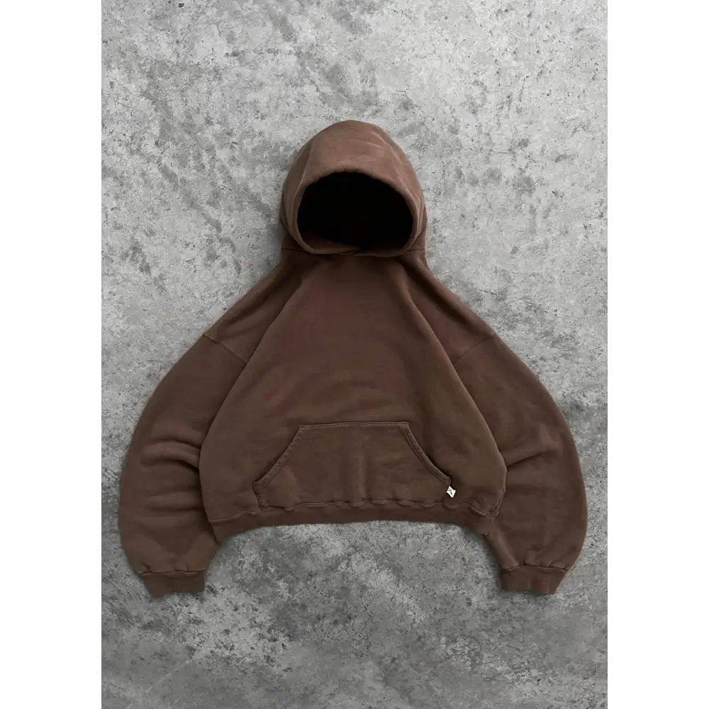 Cropped Fleece Hoodie for Women: Daily Casual Comfort - Brown / S - Women’s Hoodies