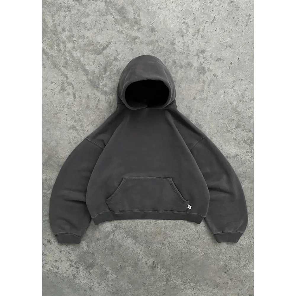 Cropped Fleece Hoodie for Women: Daily Casual Comfort - Dark Grey / S - Women’s Hoodies