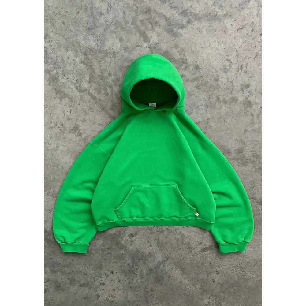 Cropped Fleece Hoodie for Women: Daily Casual Comfort - Green / S - Women’s Hoodies