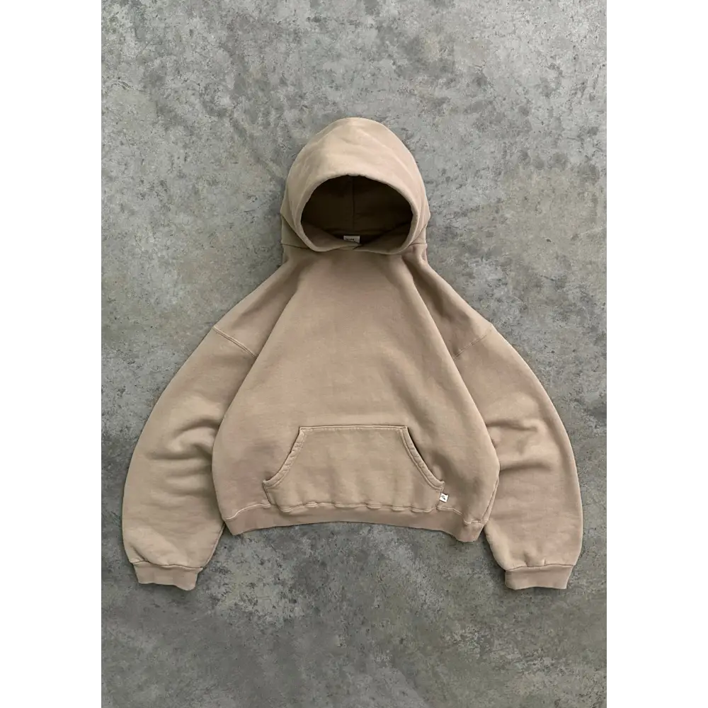 Cropped Fleece Hoodie for Women: Daily Casual Comfort - Ivory / S - Women’s Hoodies