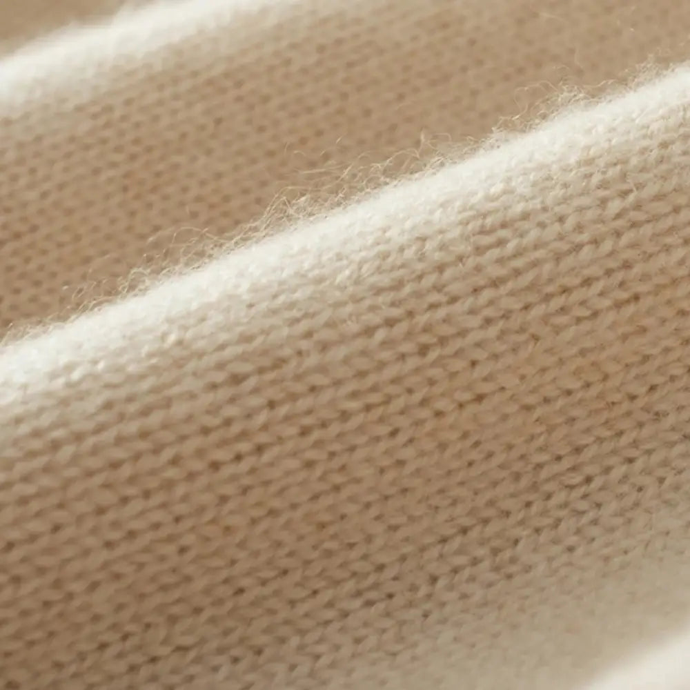 Elegant High Neck Cashmere Sweater for Women - Sweater Women