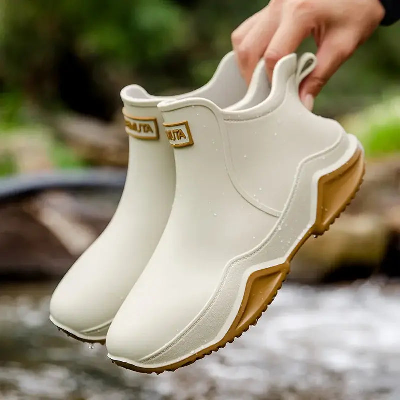Waterproof Ankle Boots for Women with Non-Slip Sole - Women Boots