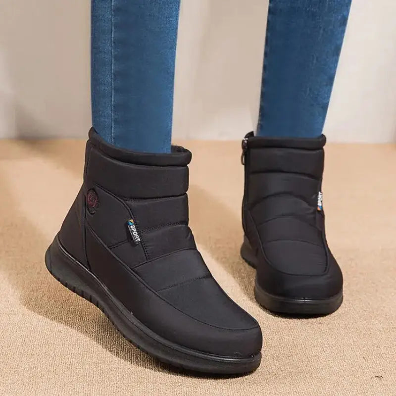 Women’s Ankle Boots with Padding - Black / 36 - Women Boots